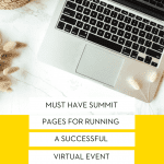 Must-Have Summit Pages for Running a Successful Virtual Event