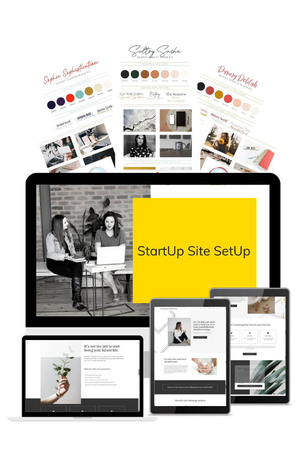 StartUp Site vertical